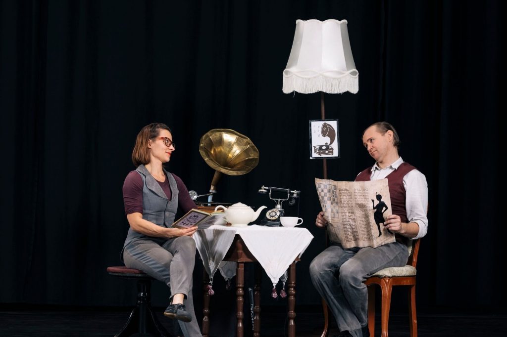Kira & Anders mit ihrer Straßenshow