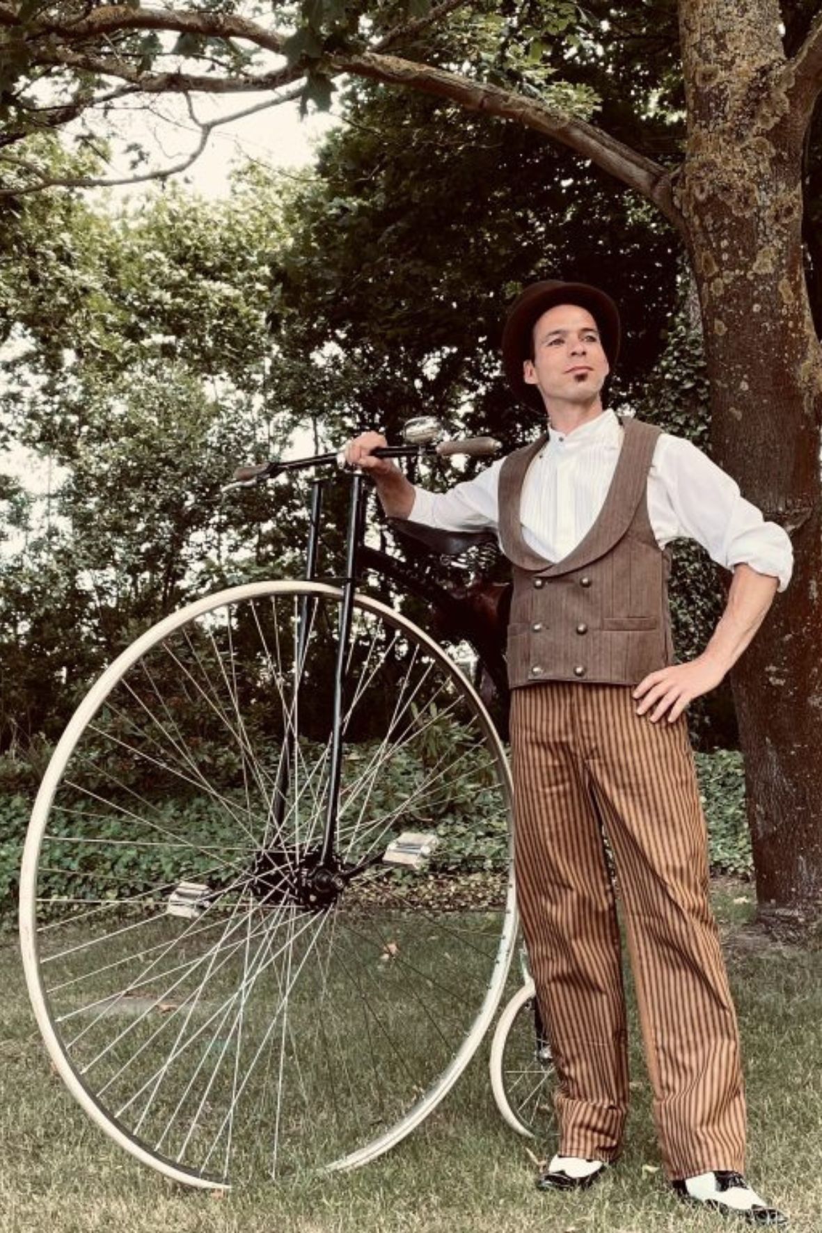 Der Fahrrad-Walact für 20er-Jahre-Events.